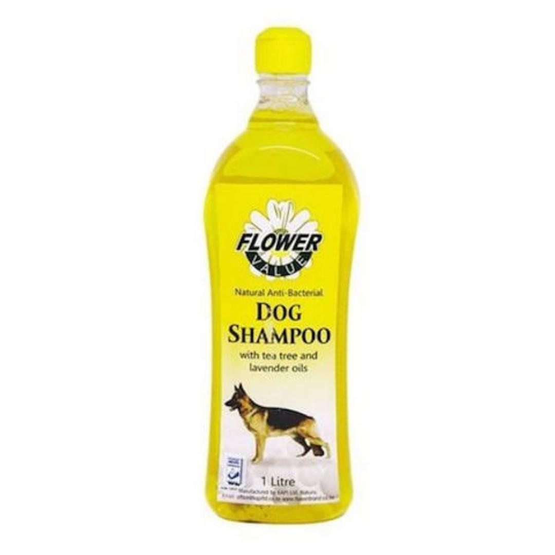 Flower Value Natural Anti Bacterial Dog Shampoo With Tea Tree And Lavender Oil