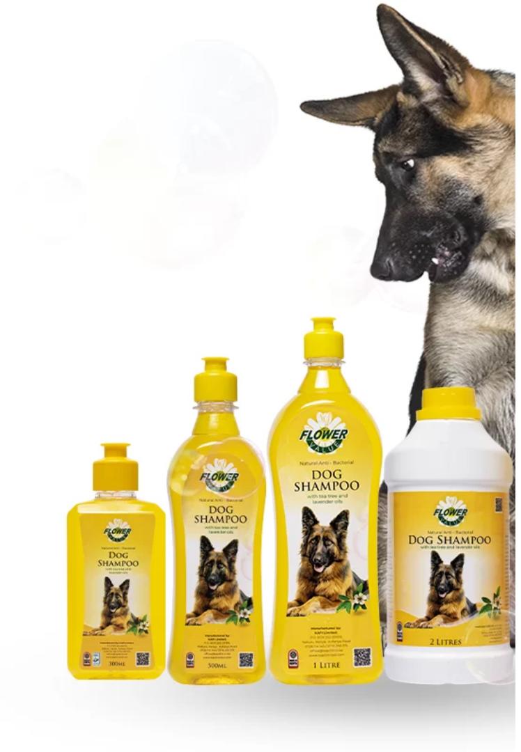 Flower Value Natural Anti Bacterial Dog Shampoo With Tea Tree And Lavender Oil