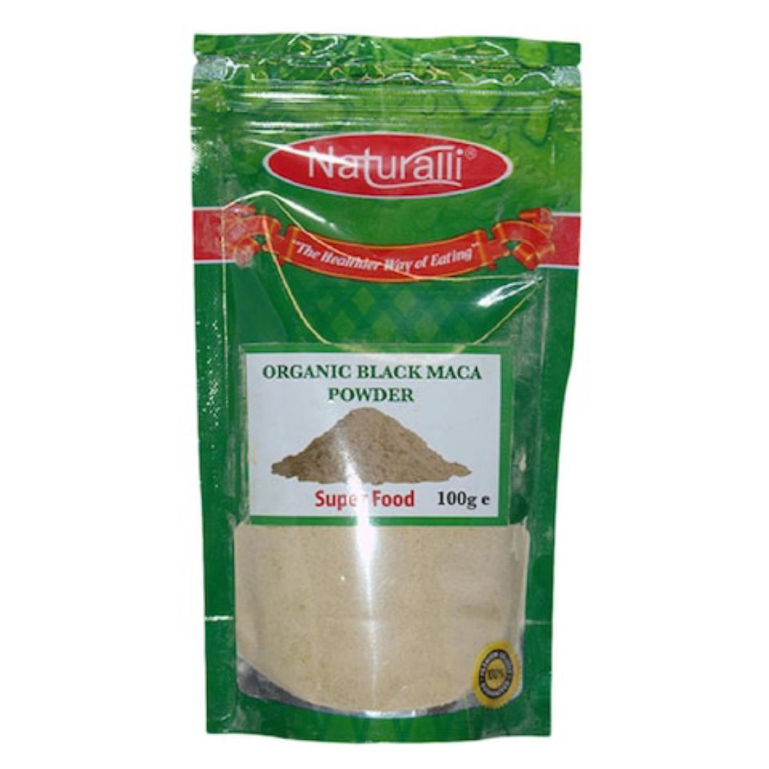 Naturalli True to Nature ORGANIC BLACK MACA POWDER  100 GRAMS view 3