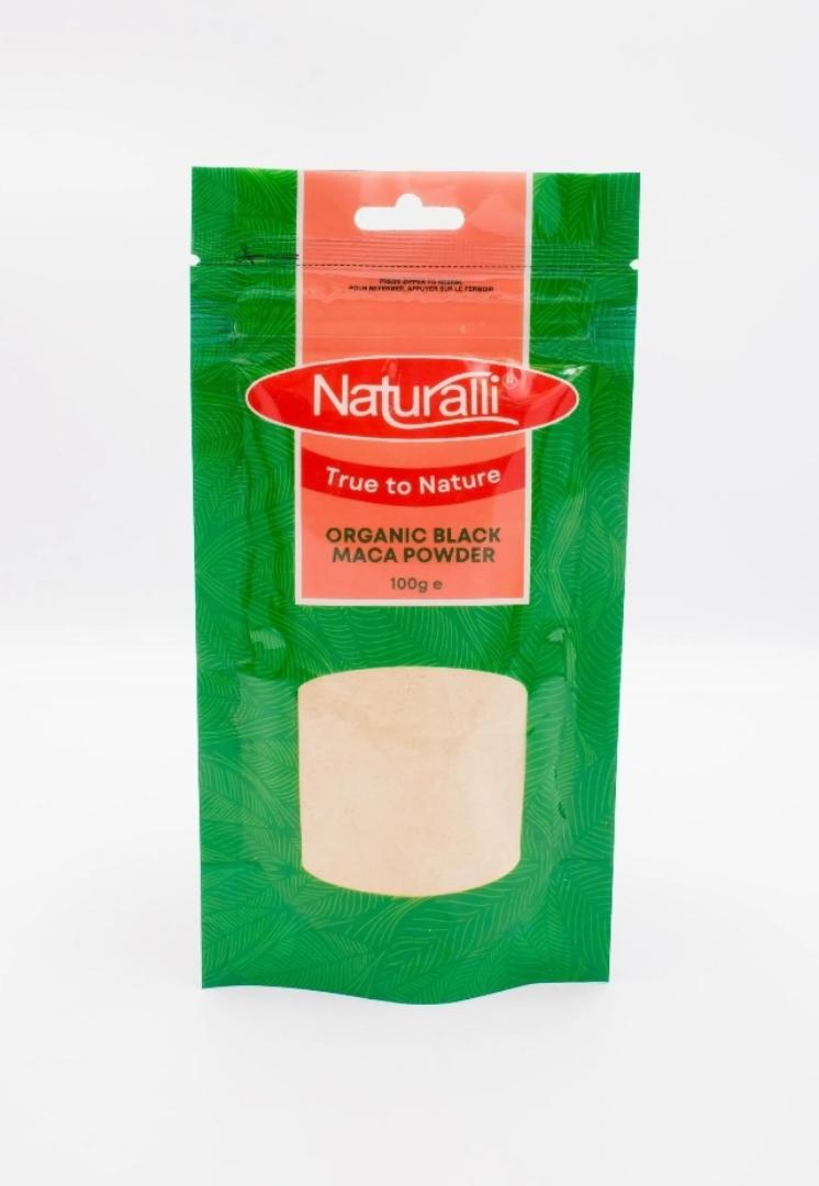 Naturalli True to Nature ORGANIC BLACK MACA POWDER  100 GRAMS