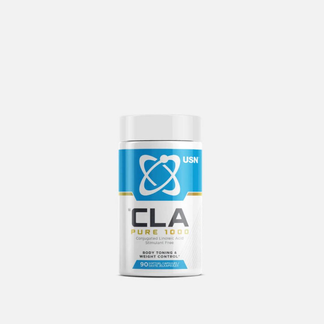 USN CLA PURE 1000 conjugated linoleic Acid Stimulate Free BODY TONING & WEIGHT CONTROL 90 SOFT GEL CAPSULES