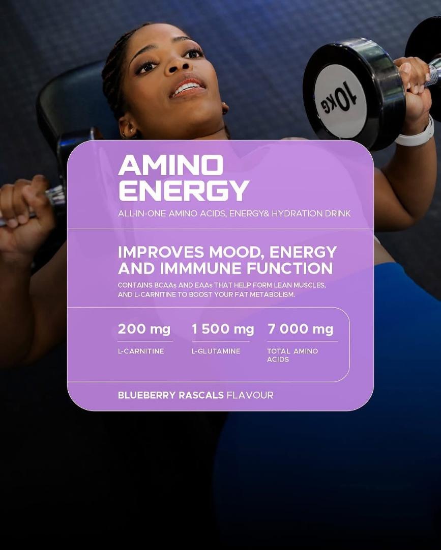 USN FAT BURNING AMINO ENERGY,STAMINA & RECOVERY ZERO SUGAR NET WT 300 GRAMS