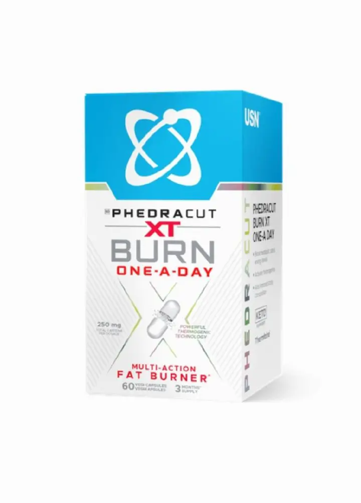 USN PHEDRACUT XT BURN ONE A DAY MULTI-ACTION FAT BURNER 60 CAPSULES