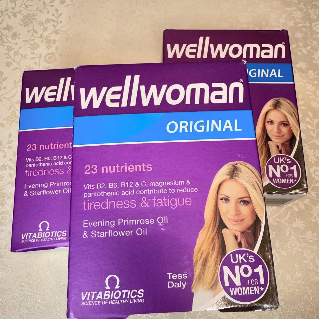 VITABIOTICS WEllWoman ORIGINAL 24 nutrients To help maintain health & vitality with vits B6& B12,magnesium & iron which contribute to normal  energy release  Evening primrose Oil & Starflower