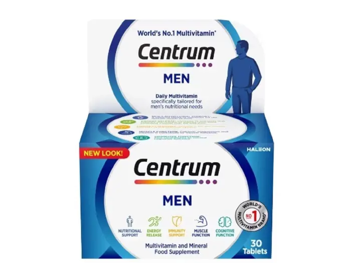 Centrum MEN Complete daily multivitamin specifically tailored for men's natural needs World's No.1 Multivitamin  30 Tablets MULTIMINERAL FOOD SUPPLEMENT