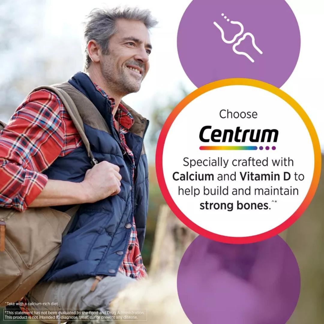 Centrum MEN Complete daily multivitamin specifically tailored for men's natural needs World's No.1 Multivitamin  30 Tablets MULTIMINERAL FOOD SUPPLEMENT
