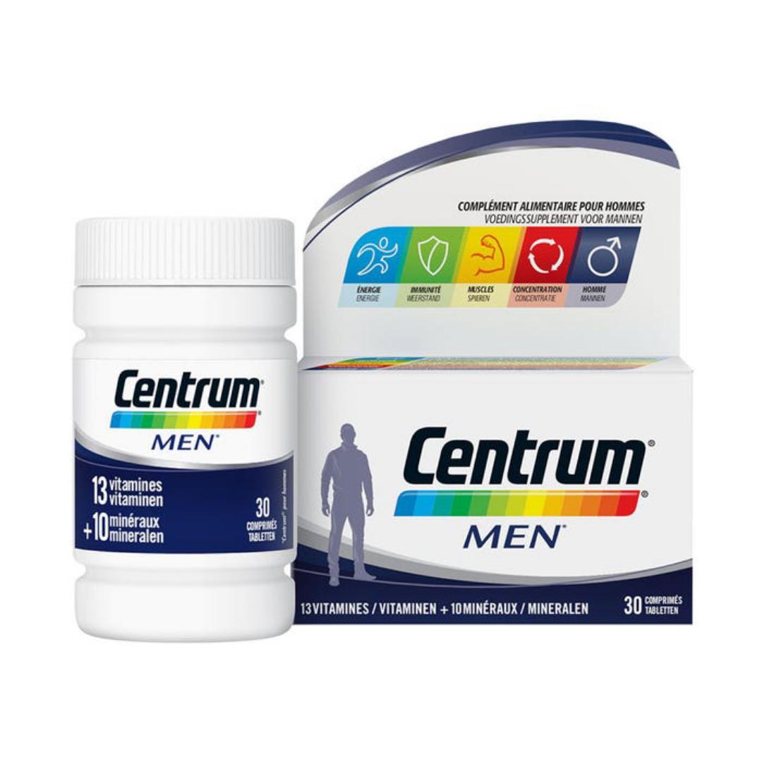 Centrum MEN Complete daily multivitamin specifically tailored for men's natural needs World's No.1 Multivitamin  30 Tablets MULTIMINERAL FOOD SUPPLEMENT