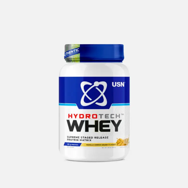 USN HYDROTECH WHEY SUPREME STAGED RELEASE PROTEIN MATRIX VANILLA COOKIE DOUGH NET WEIGHT.900 GRAMS