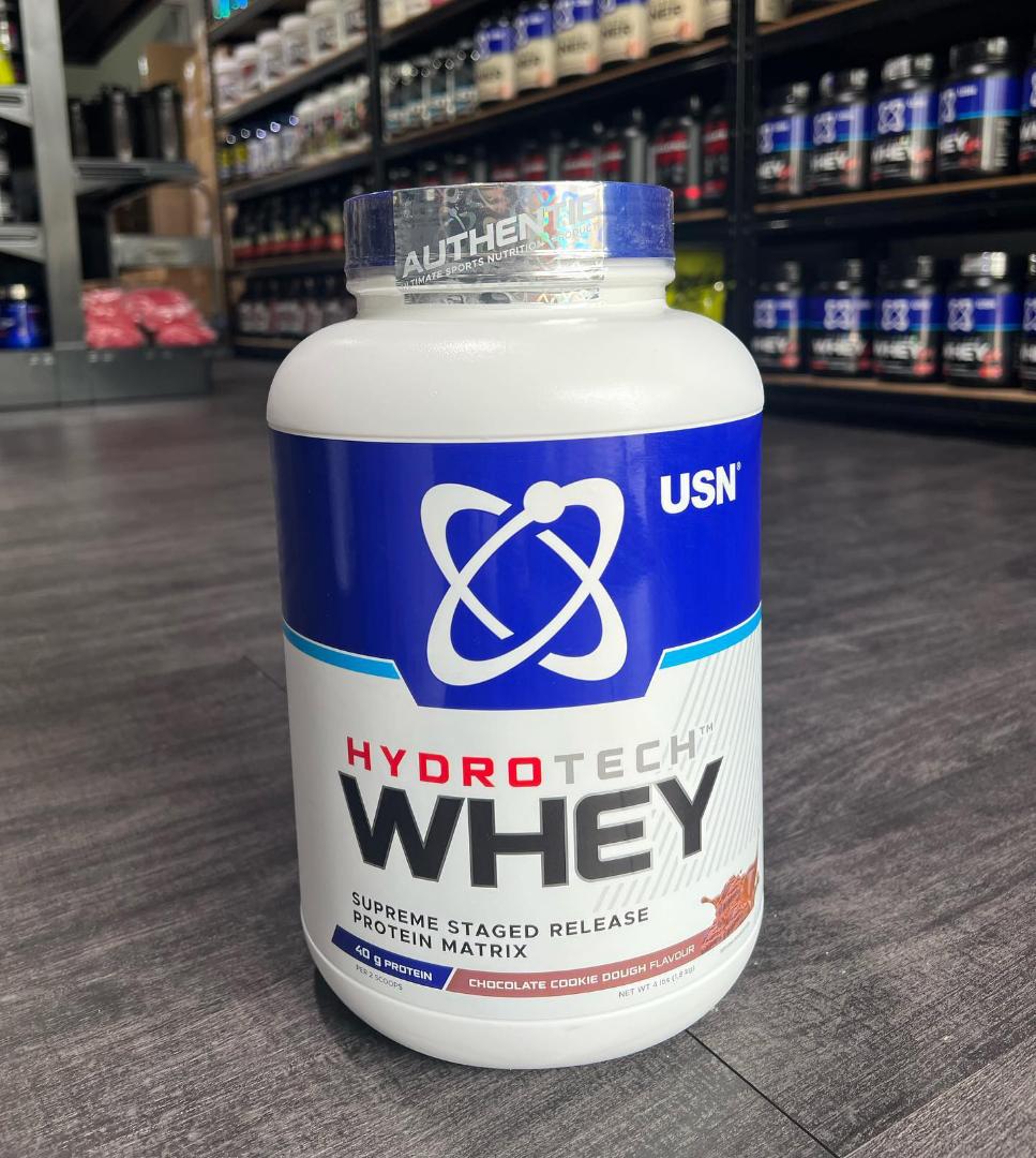 USN HYDROTECH WHEY SUPREME STAGED RELEASE PROTEIN MATRIX VANILLA COOKIE DOUGH NET WEIGHT.900 GRAMS