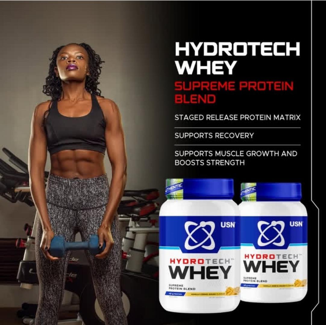 USN HYDROTECH WHEY SUPREME STAGED RELEASE PROTEIN MATRIX VANILLA COOKIE DOUGH NET WEIGHT.900 GRAMS