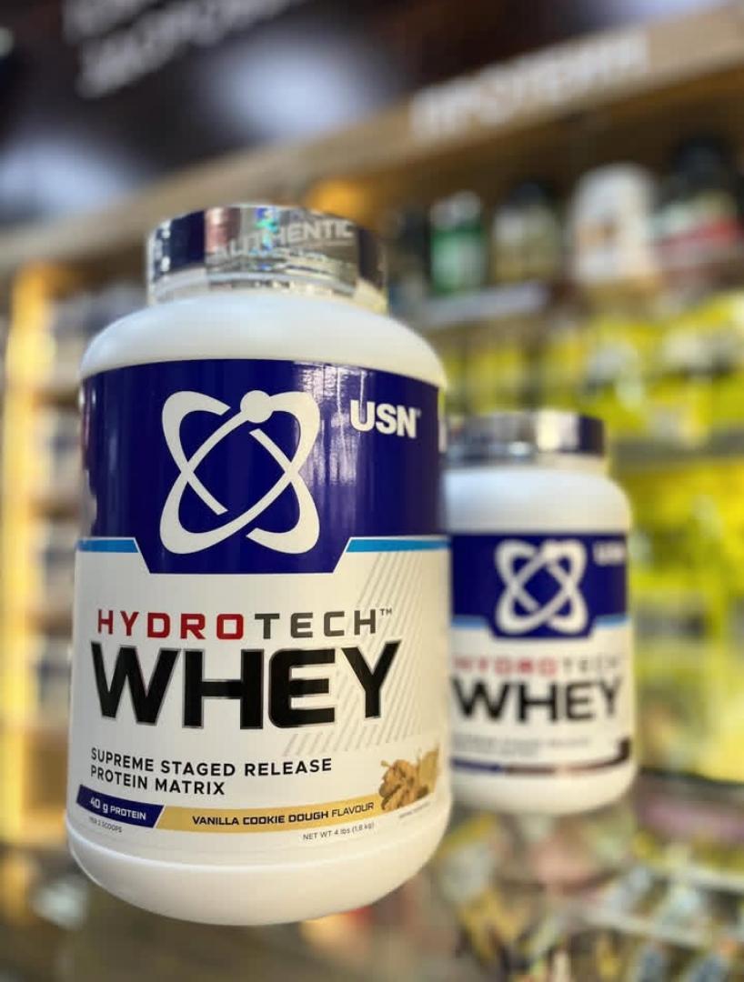 USN HYDROTECH WHEY SUPREME STAGED RELEASE PROTEIN MATRIX VANILLA COOKIE DOUGH NET WEIGHT.900 GRAMS