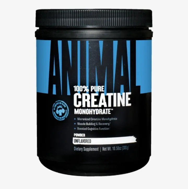 UN ANIMAL 100% PURE CREATINE MONOHYDRATE POWDER UNFLAVOURED DIETARY SUPPLEMENT NET.WEIGHT.10.58Oz(300GRAMS)