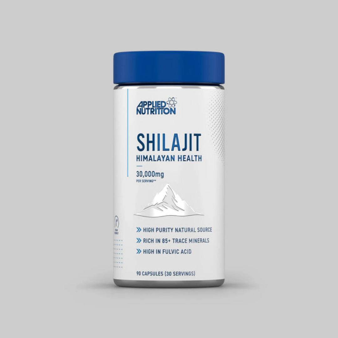 APPLIED NUTRITION SHILAJIT HIMALAYAN HEALTH 30,000MG PER SERVING HIGH PURITY NATURAL SOURCE RICH IN 85+ TRACE MINERALS HIGH IN FULVIC ACID 90 CAPSULES (30 SERVINGS)