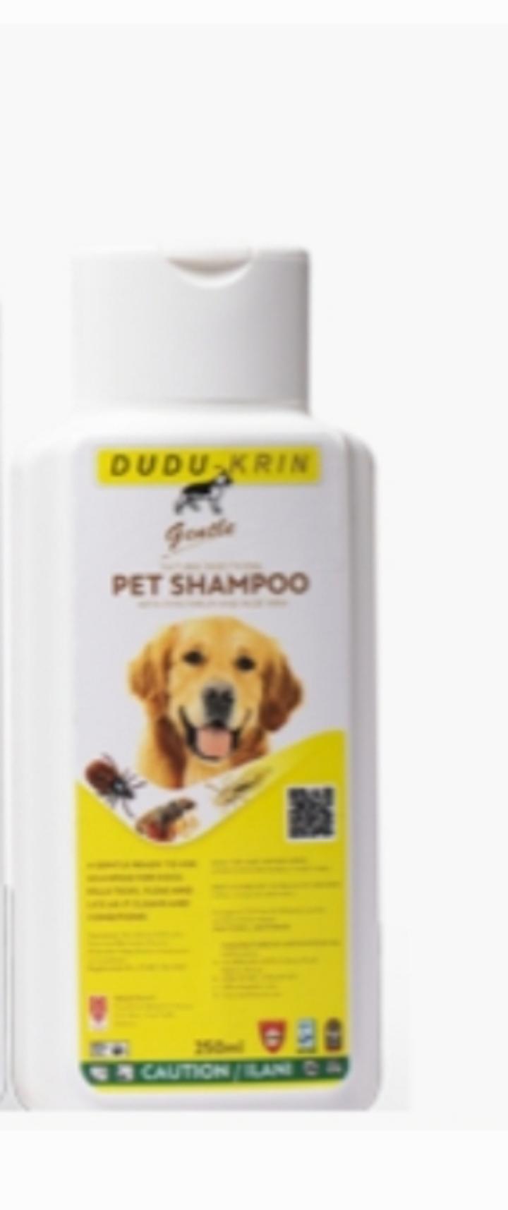 KAPI LIMITED FLOWER DUDU-KRIN GENTLE NATURAL INSECTICIDAL PET SHAMPOO WITH PYRETHRUM AND ALOE VERA GENTLE SHAMPOO FOR CATS & DOGS.KILLS TICKS,FLEAS AND LICE AS IT CLEANS AND CONDITIONS MADE IN KENYA