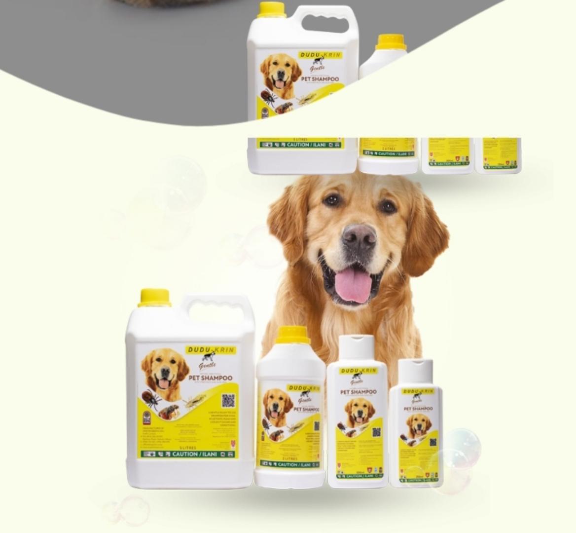 KAPI LIMITED FLOWER DUDU-KRIN GENTLE NATURAL INSECTICIDAL PET SHAMPOO WITH PYRETHRUM AND ALOE VERA GENTLE SHAMPOO FOR CATS & DOGS.KILLS TICKS,FLEAS AND LICE AS IT CLEANS AND CONDITIONS MADE IN KENYA
