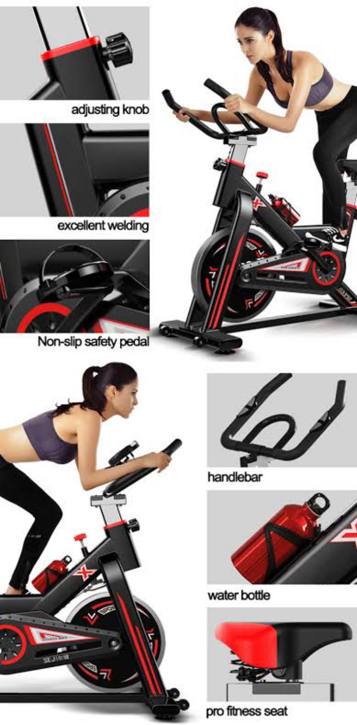 SC850851 AEROBICS & CARDIO EXERCISE HIGH PERFORMANCE,HEAVY-DUTY & DURABLE SPIN/FLYWHEEL BIKE INDOOR CYCLING STATIONARY 35KG FLYWHEEL BIKE HOME & GYM EQUIPMENT