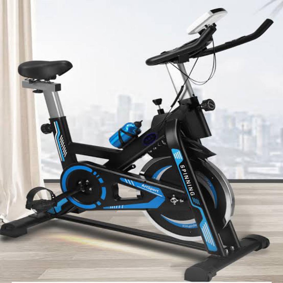 SC850851 AEROBICS & CARDIO EXERCISE HIGH PERFORMANCE,HEAVY-DUTY & DURABLE SPIN/FLYWHEEL BIKE INDOOR CYCLING STATIONARY 35KG FLYWHEEL BIKE HOME & GYM EQUIPMENT