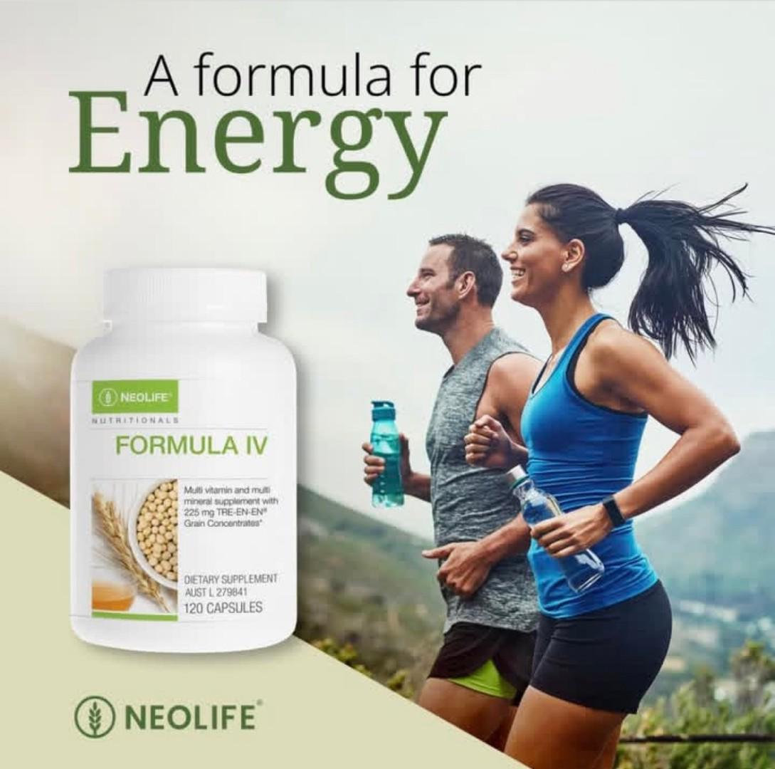 NEOLIFE GNLD NUTRITIONALS FORMULA IV MULTI-VITAMIN AND MINERAL SUPPLEMENT WITH TRE-EN-EN GRAIN CONCENTRATES NUTRITIONAL SUPPLEMENT 60/120 CAPSULES