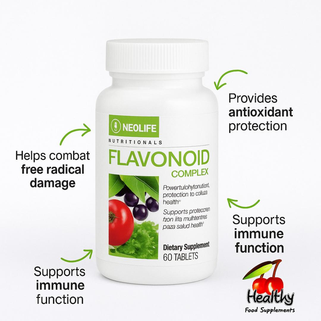 NEOLIFE GNLD NUTRITIONALS FLAVONOID COMPLEX WATER SOLUBLE ANTIOXIDANT COMPLEX FROM FRUITS & VEGETABLE SUPPORTS IMMUNE FUNCTION NUTRITIONAL SUPPLEMENT 60 TABLETS