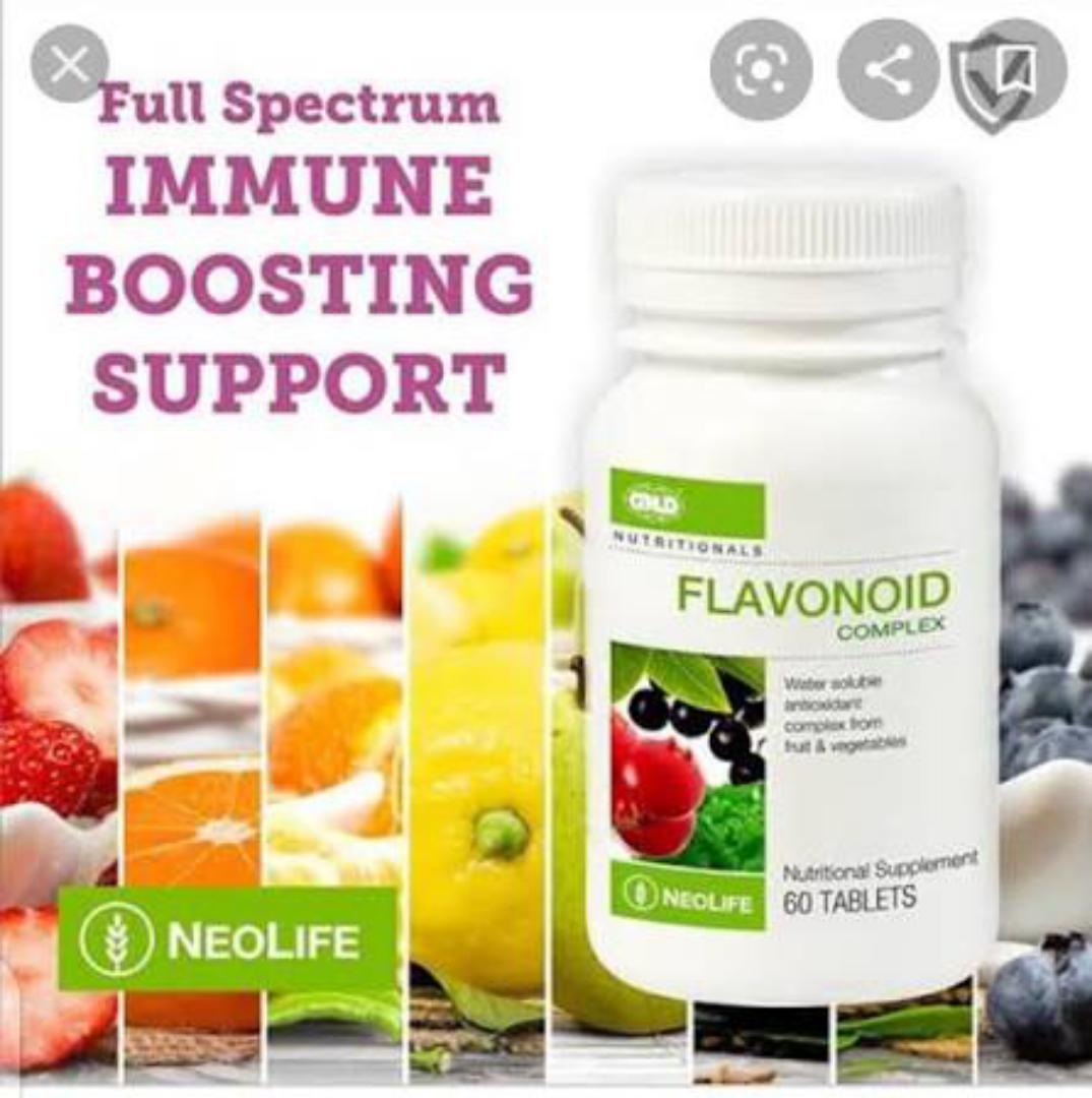 NEOLIFE GNLD NUTRITIONALS FLAVONOID COMPLEX WATER SOLUBLE ANTIOXIDANT COMPLEX FROM FRUITS & VEGETABLE SUPPORTS IMMUNE FUNCTION NUTRITIONAL SUPPLEMENT 60 TABLETS