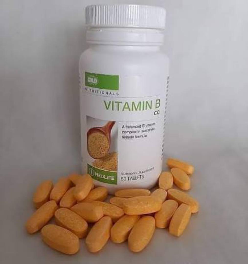 NEOLIFE GNLD NUTRITIONALS VITAMIN B Co. A BALANCED B VITAMIN COMPLEX IN SUSTAINED RELEASE FORMULA NUTRITIONAL SUPPLEMENT NEOLIFE GNLD NUTRITIONALS VITAMIN B Co