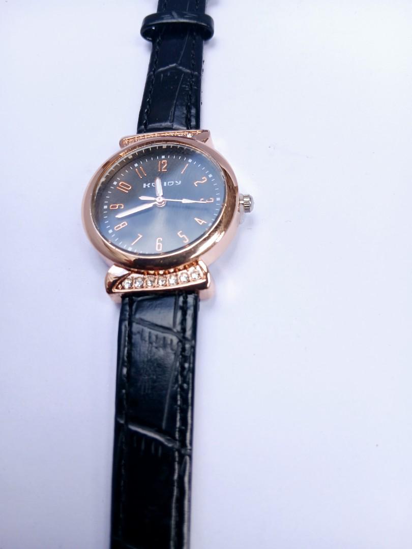 Elegant Keidy Ladies' Green Watch – Crystal Accent