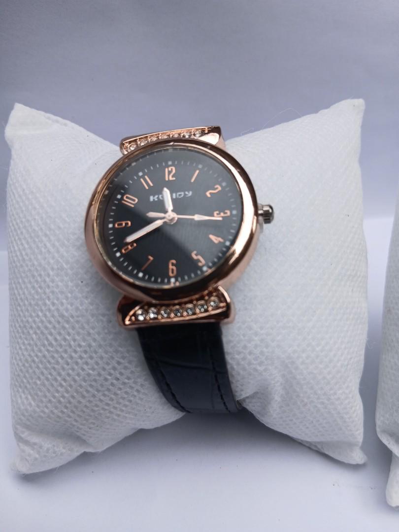 Elegant Keidy Ladies' Green Watch – Crystal Accent