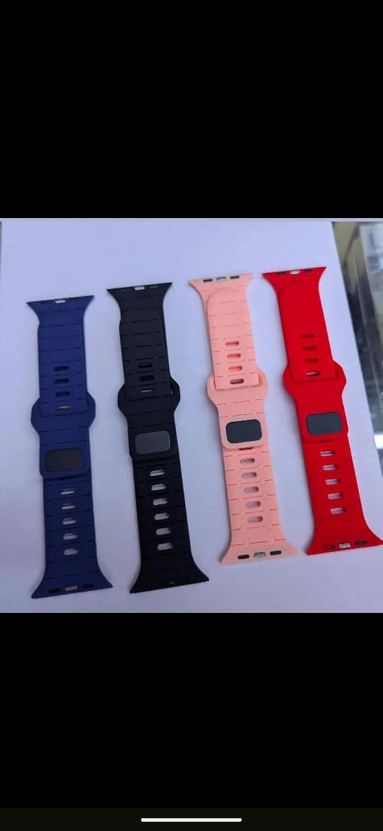 Premium Breathable Silicone Sport Band Strap Compatible with Apple Watch iWatch Series 9 8 7 6 SE 5 4 3 2 1 Ultra/Ultra 2 - Perforated Ventilation Holes Design for Workout Comfort:Soft Durable Fitness