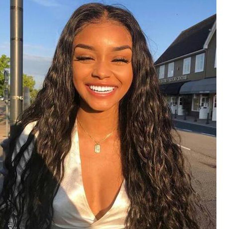 Wig For Women  Fashion Long Curly Black Hair For Women Gift Fashionable European & American Style