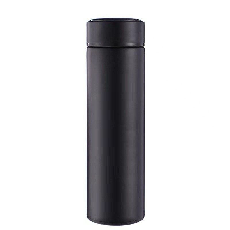 Smart Temperature Display Stainless Steel Vacuum Flask 500ml - 12H Insulation for Office/Travel