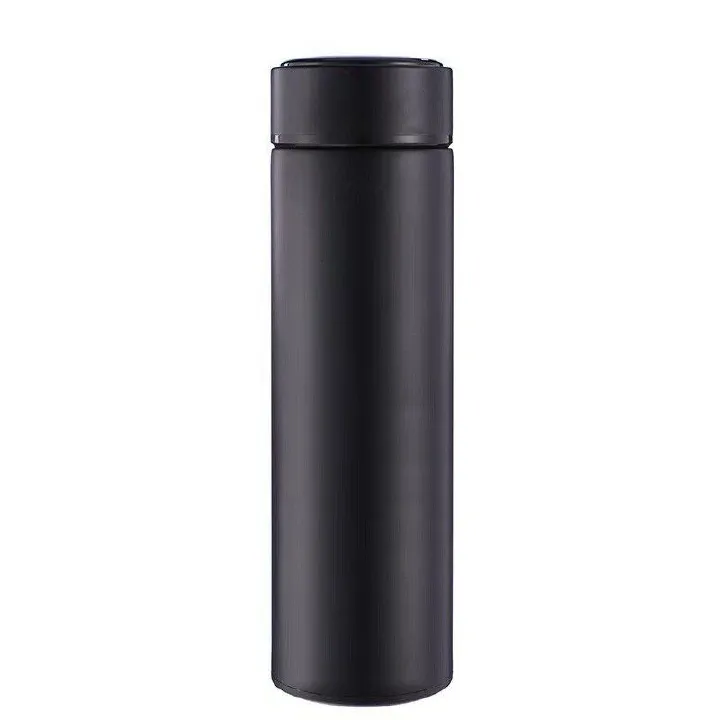 Smart Temperature Display Stainless Steel Vacuum Flask 500ml - 12H Insulation for Office/Travel