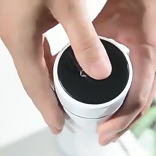 Smart Temperature Display Stainless Steel Vacuum Flask 500ml - 12H Insulation for Office/Travel