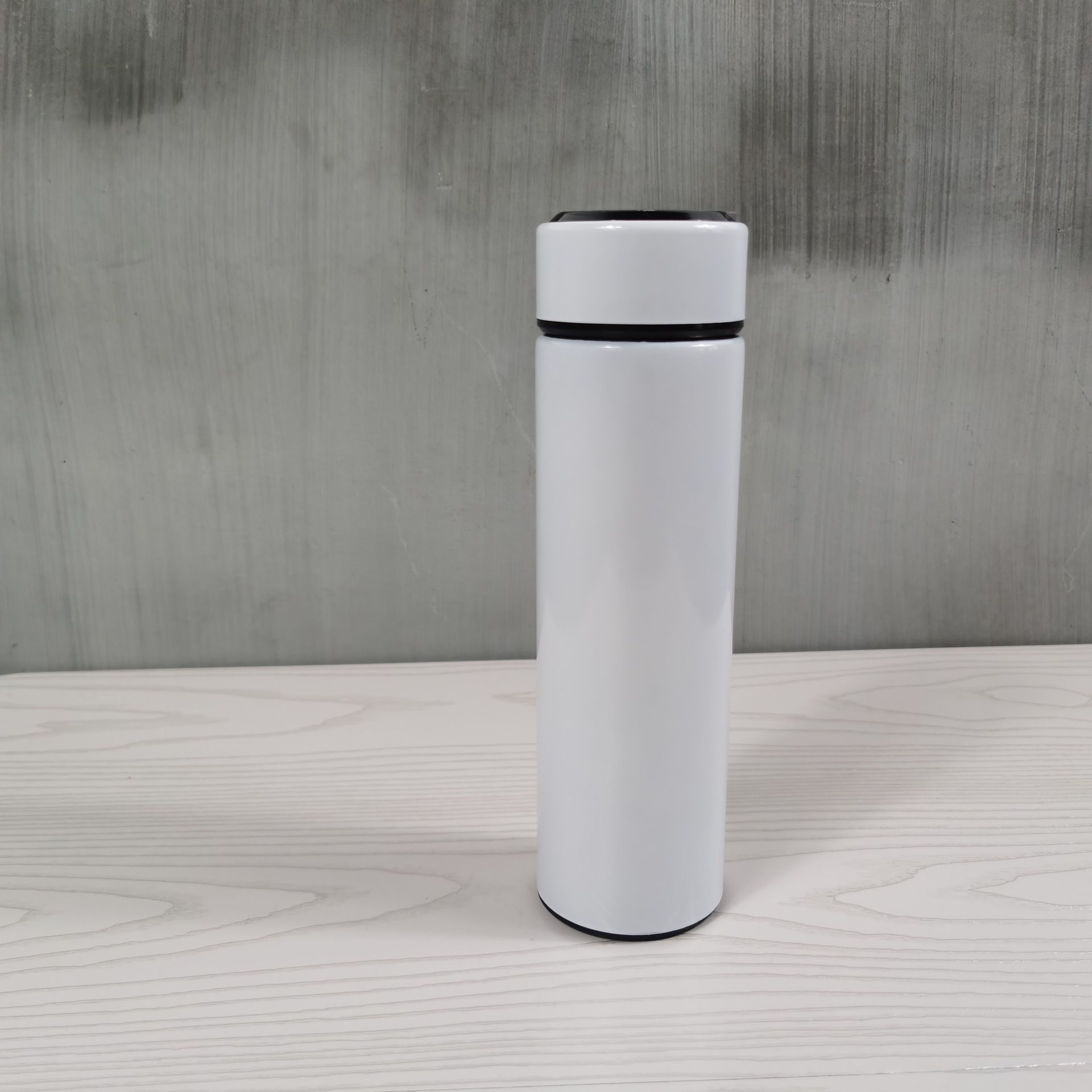 Smart Temperature Display Stainless Steel Vacuum Flask 500ml - 12H Insulation for Office/Travel