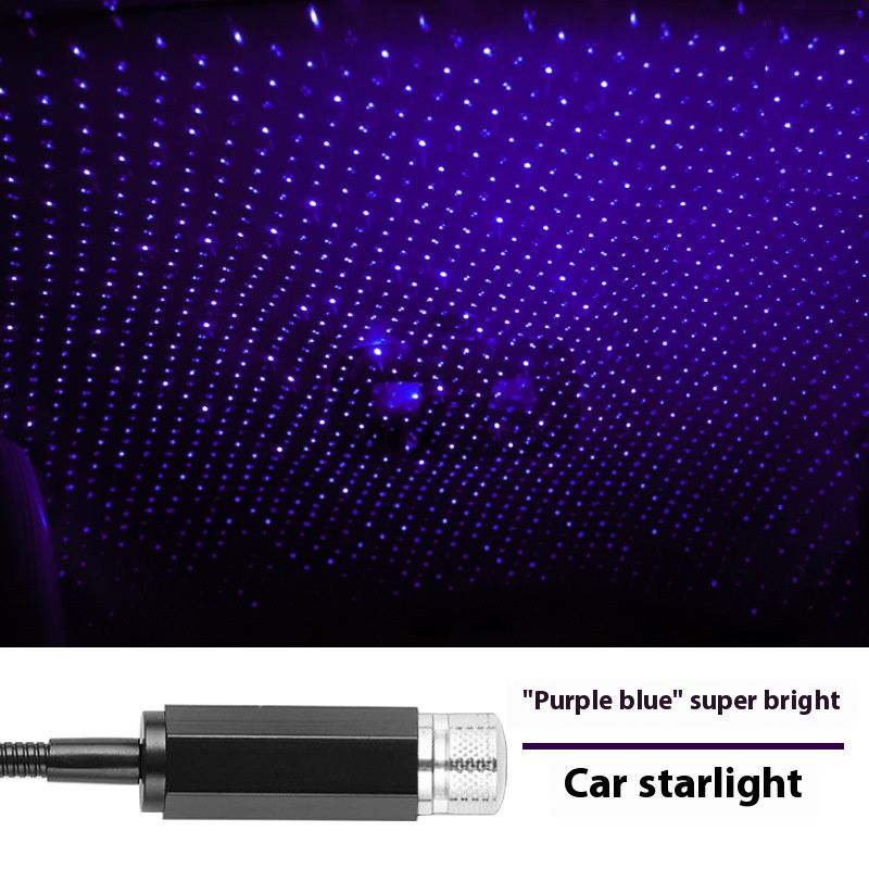 USB Led Lighting Home Decor Galaxy Lights Car Roof Star Led Light Interior Starry Laser Atmosphere Ambient Projector Auto Decoration Night