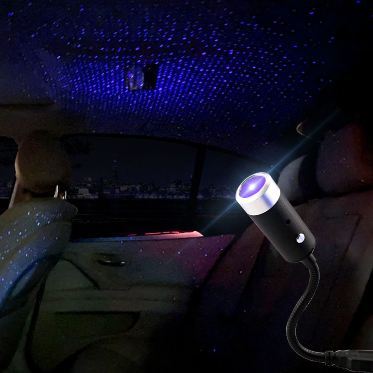 USB Led Lighting Home Decor Galaxy Lights Car Roof Star Led Light Interior Starry Laser Atmosphere Ambient Projector Auto Decoration Night
