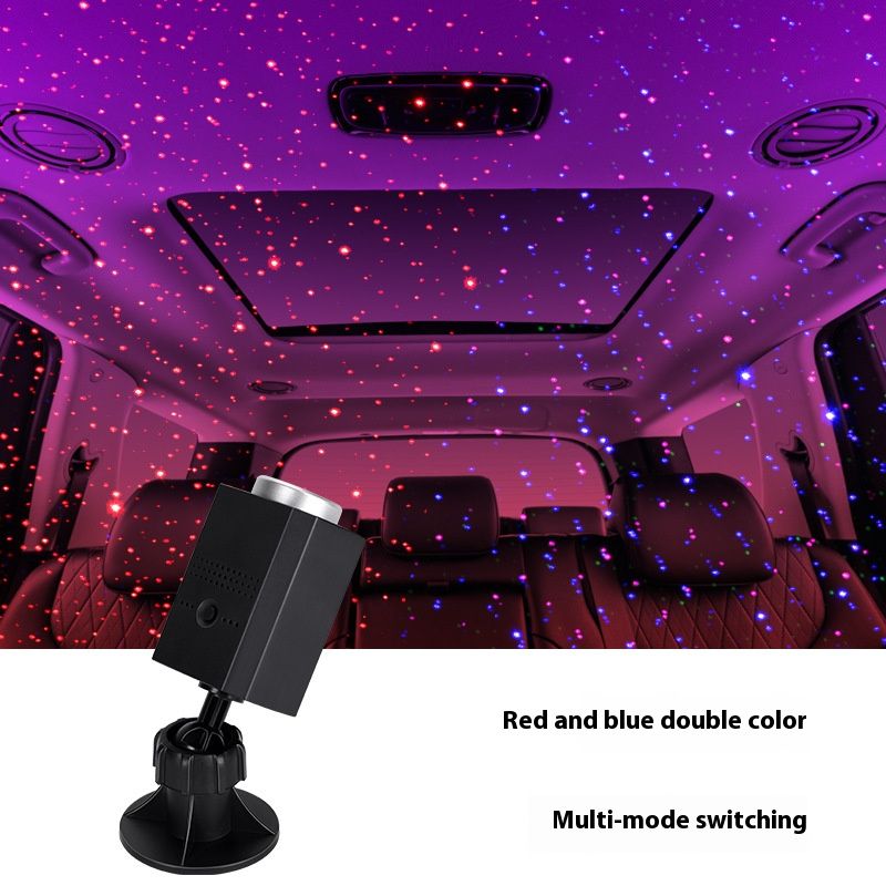 USB Led Lighting Home Decor Galaxy Lights Car Roof Star Led Light Interior Starry Laser Atmosphere Ambient Projector Auto Decoration Night