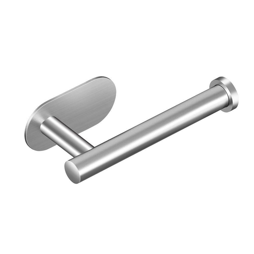 Paper Roll Holder Self Adhesive Wall Mount Toilet Roll Holder Stainless Steel Toilet Paper Hanger for Kitchen and Bathroom