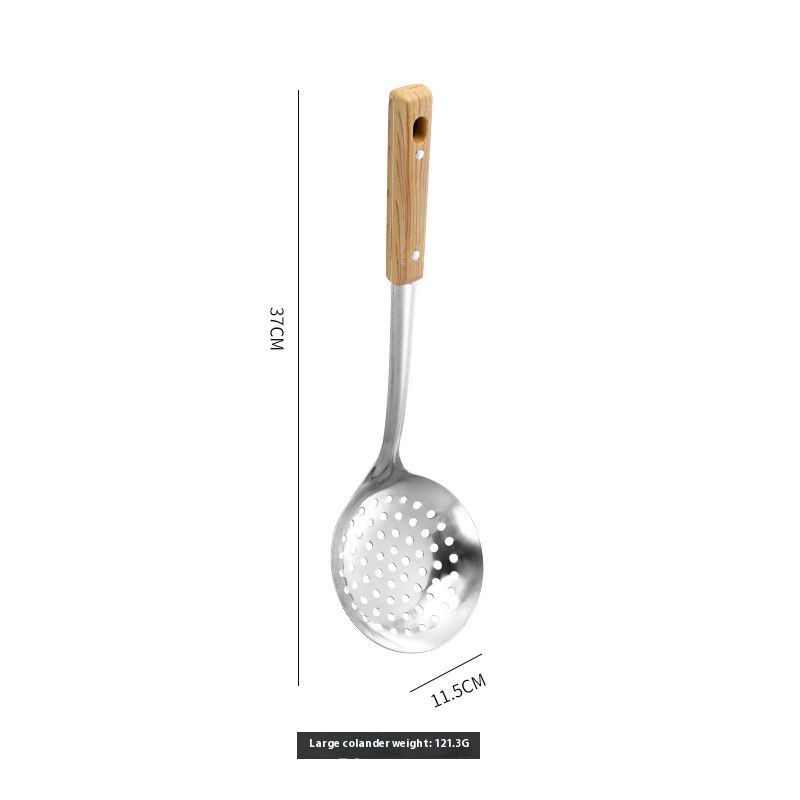 Stainless Steel Kitchen Utensil Set - 5 Pcs Cooking Spoons and Spatulas for Home Use, Durable and Heat-Resistant