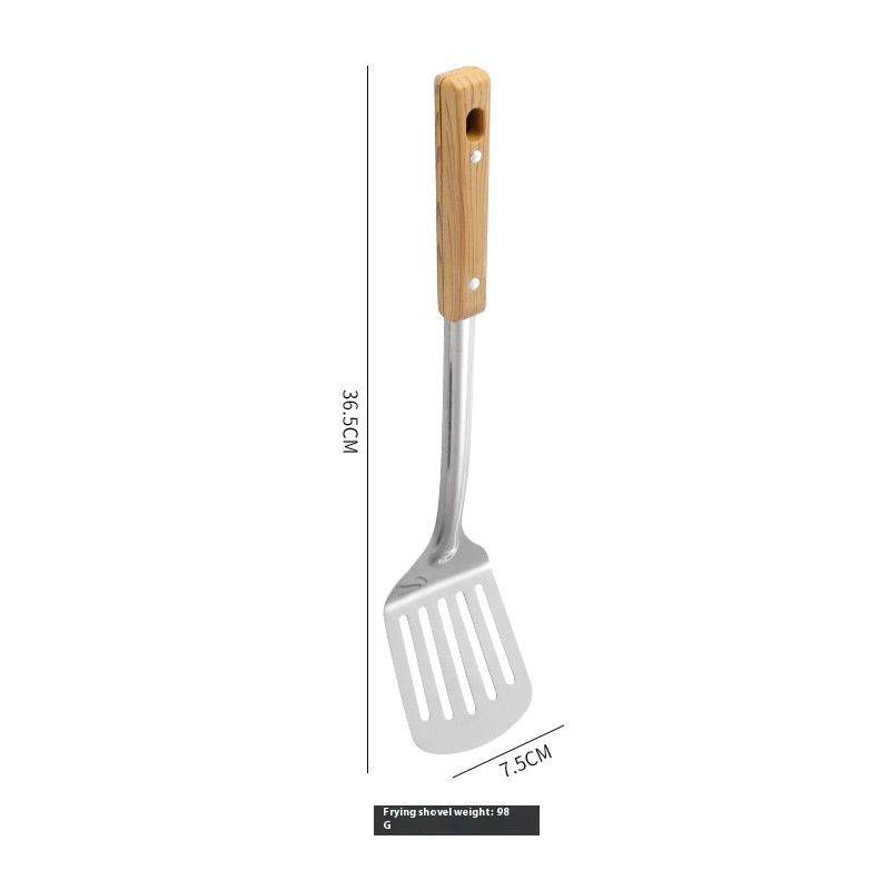 Stainless Steel Kitchen Utensil Set - 5 Pcs Cooking Spoons and Spatulas for Home Use, Durable and Heat-Resistant