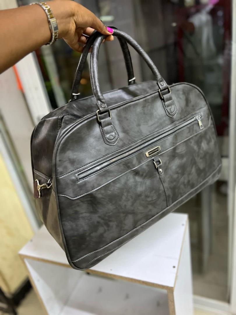 unisex leather travel bags