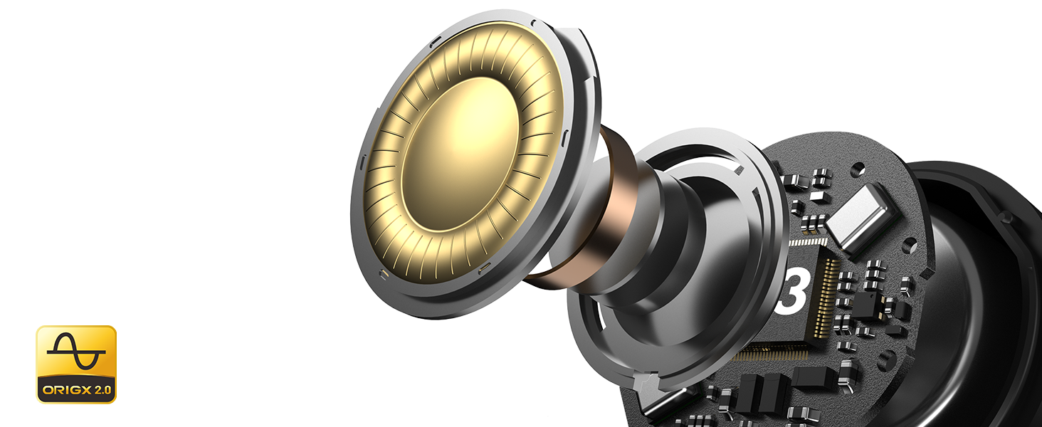 TOZO Hybrid Active Noise Cancelling Wireless Earbuds, 6 Mics ENC Clear Call, IPX8 Waterproof, in Ear Bluetooth 5.3 Headphones Stereo Bass Ear Buds 59H Playtime with LED Display