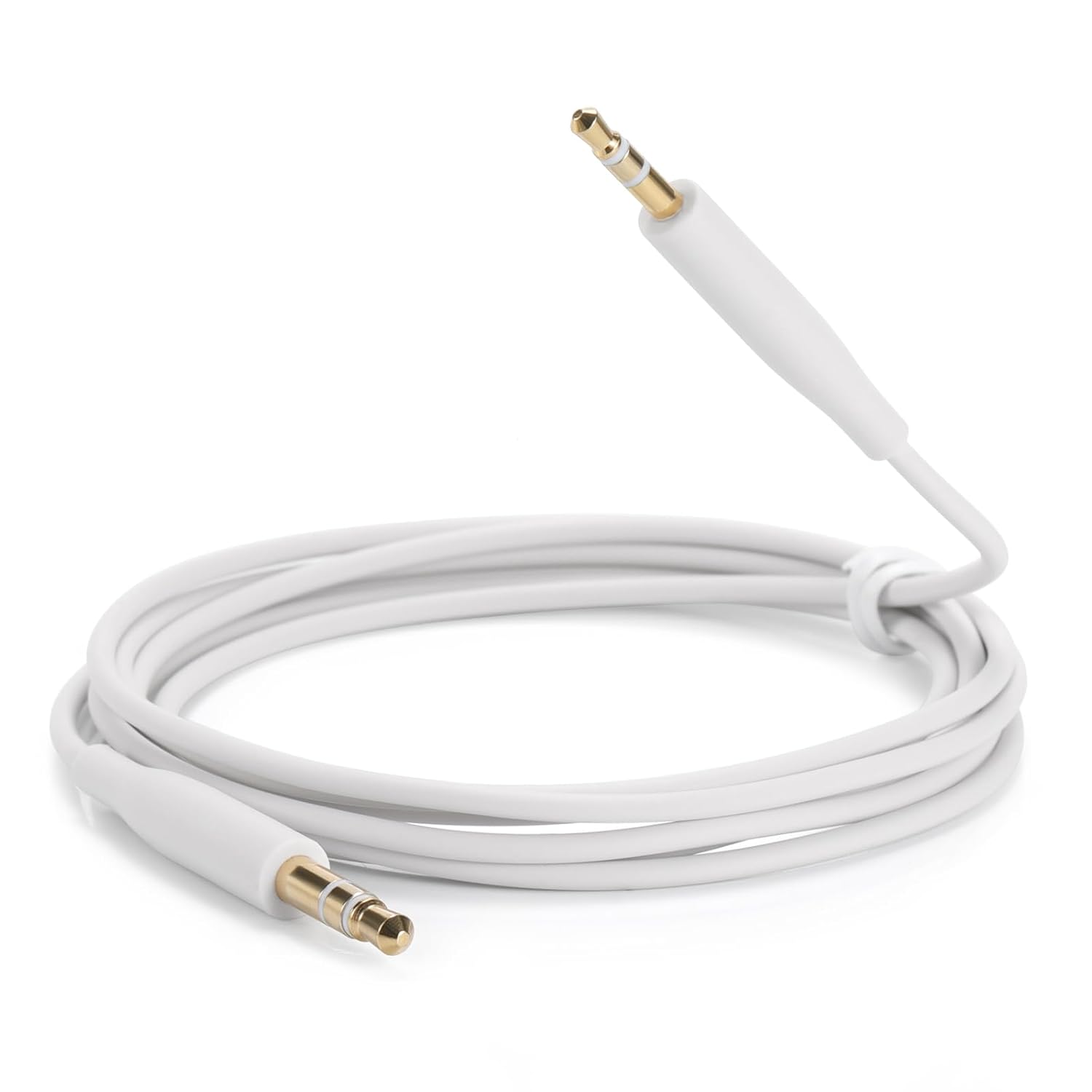 Replacement Aux Cable Cord Wire  for BOSE NC700 QC45 QC35 Headphones (No Mic) (White)