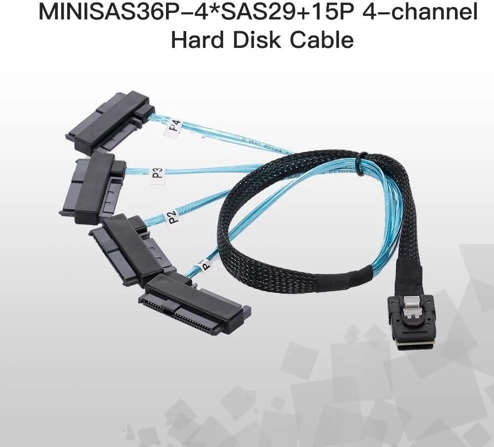 CY SFF-8482 SAS 29Pin to 7+15 22Pin SATA Hard Disk Drive Raid Adapter with SAS Controller Chipset and Power Port