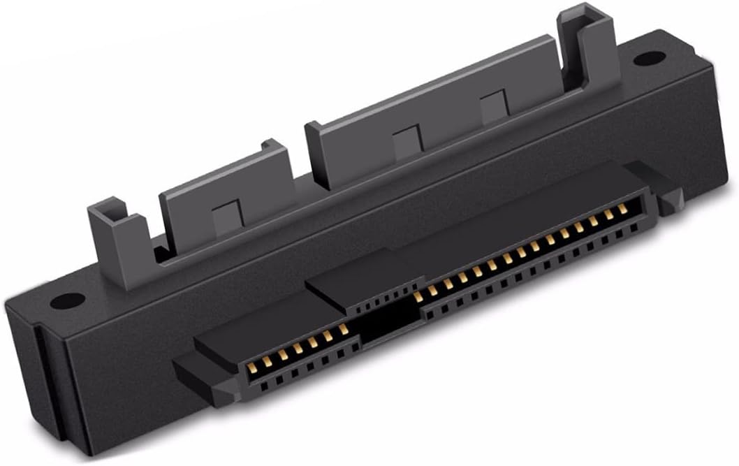 CY SFF-8482 SAS 29Pin to 7+15 22Pin SATA Hard Disk Drive Raid Adapter with SAS Controller Chipset and Power Port