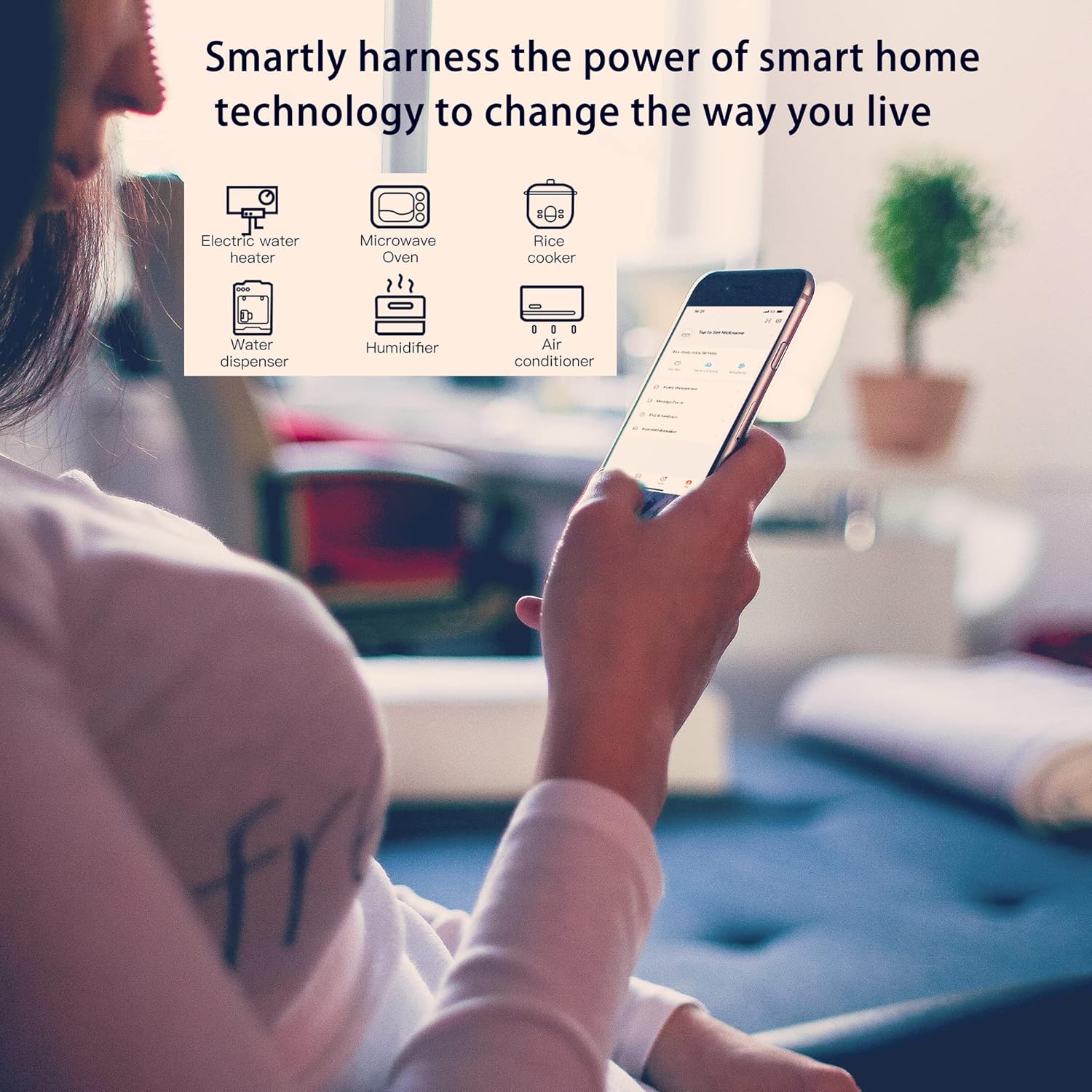 Smart Plug Mini, Wi-Fi Outlets for Smart Home Wi-Fi Plug with Alexa/Google Home/Smart Life, Smart Home hubTimer on/Off Plug, Schedule Built-in app, Mini Wireless Outlet, no hub Required