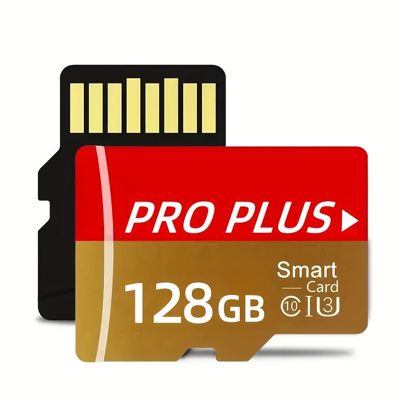 Micro TF PRO PLUS Card Set - U3 Class 10 High Speed Flash Memory Card, Real Capacity, Sizes 128GB - Secure File Storage Solution