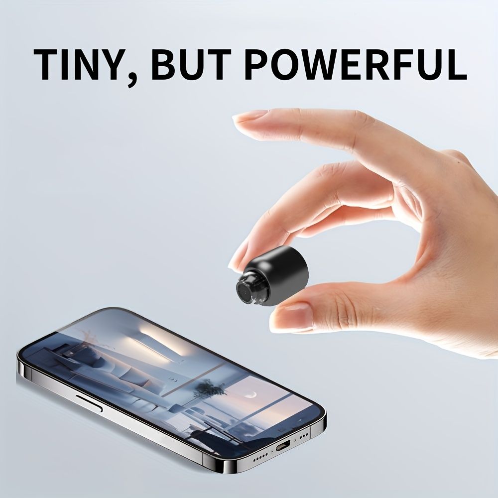 1 Mini Micro Camera, 480P Pixel, Wifi Connection, Hidden Camera with Stand, Can Be Controlled by Mobile Phone APP to Watch Surveillance, Suitable for Indoor Use in Living Room, Room, Office, Car