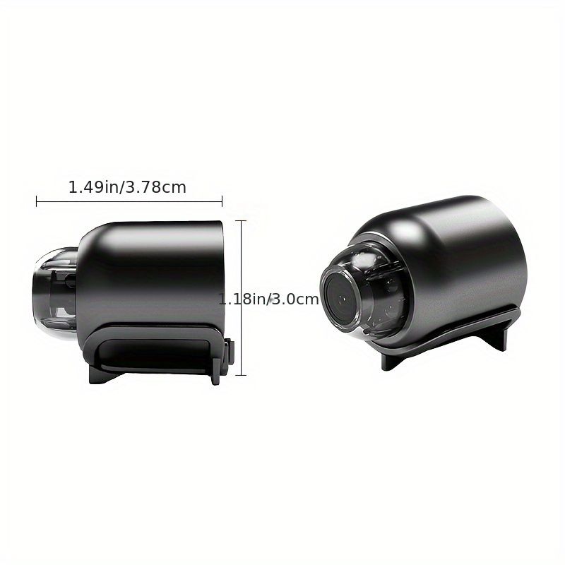 1 Mini Micro Camera, 480P Pixel, Wifi Connection, Hidden Camera with Stand, Can Be Controlled by Mobile Phone APP to Watch Surveillance, Suitable for Indoor Use in Living Room, Room, Office, Car