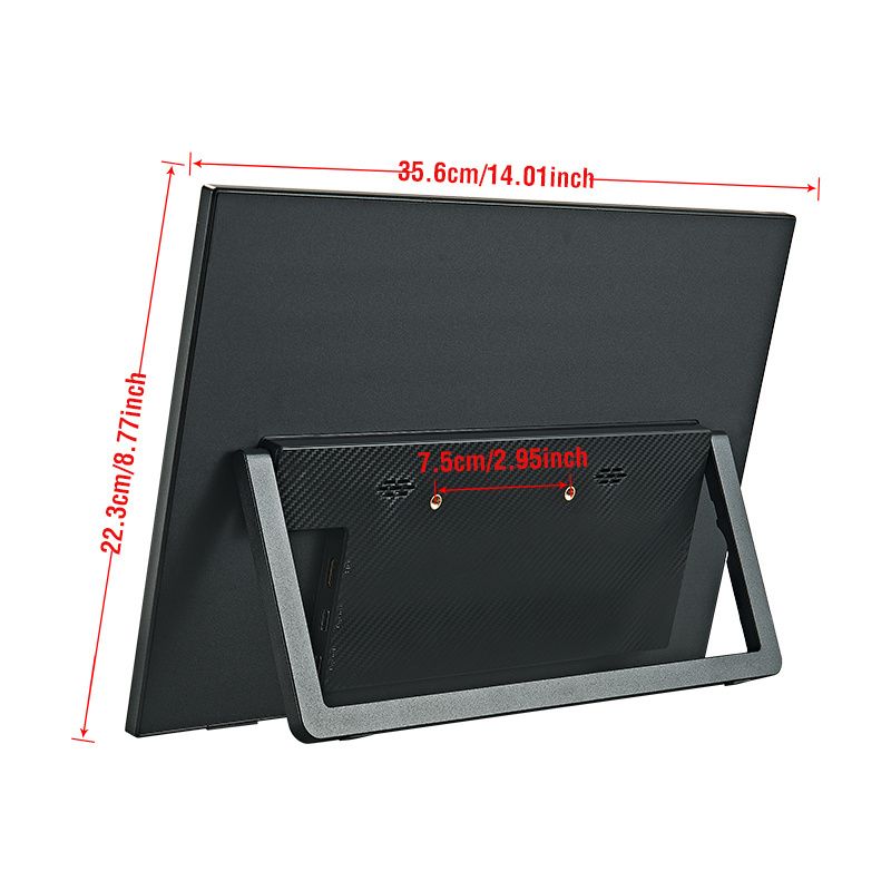 Atotech 15.6 inch Portable Touch Screen Monitor Compatible with Laptop Second Screen Gaming Extension Monitor for Mac PS5/ 4pcs