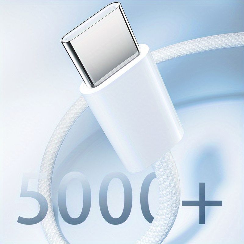 2m 60W Fast Charging Cable: USB-C to USB-C for Iphone 15